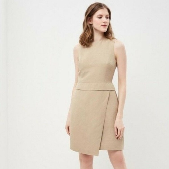 Banana Republic Dresses & Skirts - Banana Republic Tan Linen Dress Sleeveles